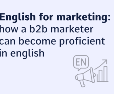 english for marketing