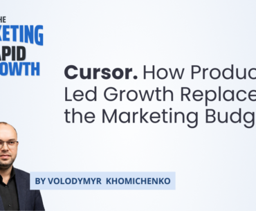 This infographic traces Cursor's path from a failed CAD tool to a $2 billion ARR AI coding platform, showing how product-led growth, narrow positioning, and organic word-of-mouth replaced a traditional marketing budget. It maps the key decisions behind that climb — forking VS Code, pricing built around a generous free tier, "developer smuggling" into enterprise accounts, and Nvidia's public endorsement — illustrating how each move reinforced Cursor's product-led growth engine.