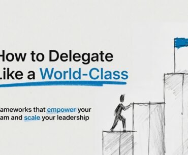 This infographic outlines a complete delegation framework for leaders, covering the 7 Levels of Delegation from Tell to Delegate, alongside the RACI model for clarifying Responsible, Accountable, Consulted, and Informed roles. It also maps the Leadership Pipeline Model's six career transitions and lists six practical tips for delegating tasks effectively, from setting clear expectations to following up with